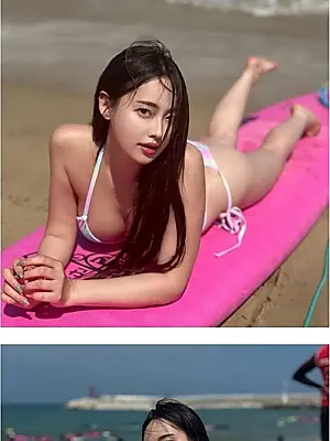 너무 예쁜 양양 서핑녀