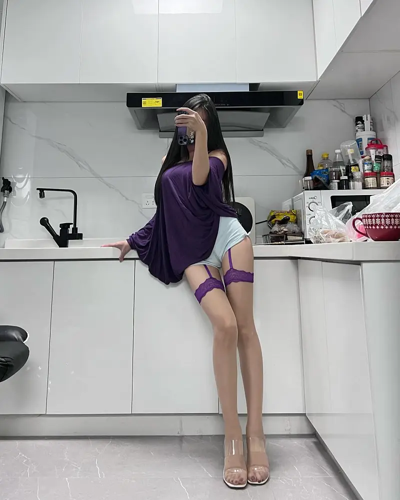 라벤더 가터벨트